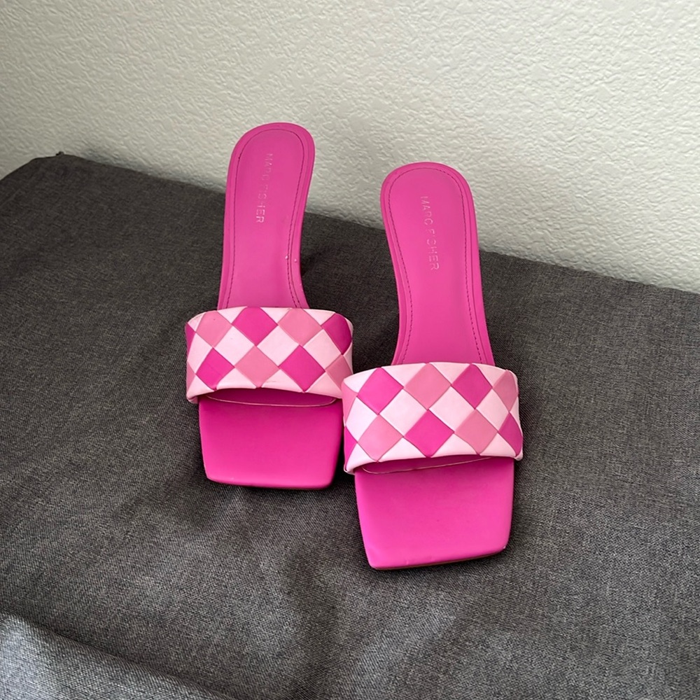 Pink Marc Fisher Mules